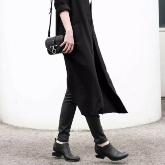 ALEXANDER WANG | KORI BOOT BOOTIES CUT-OUT HEELS ROSE GOLD CUT-OUT HEEL LEATHER - Picture 14 of 16